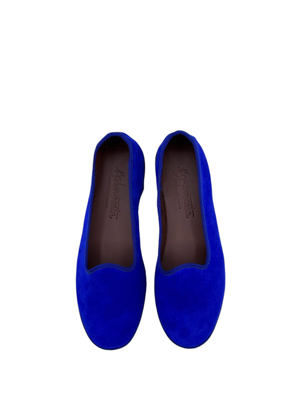 Alberta in camoscio cobalto