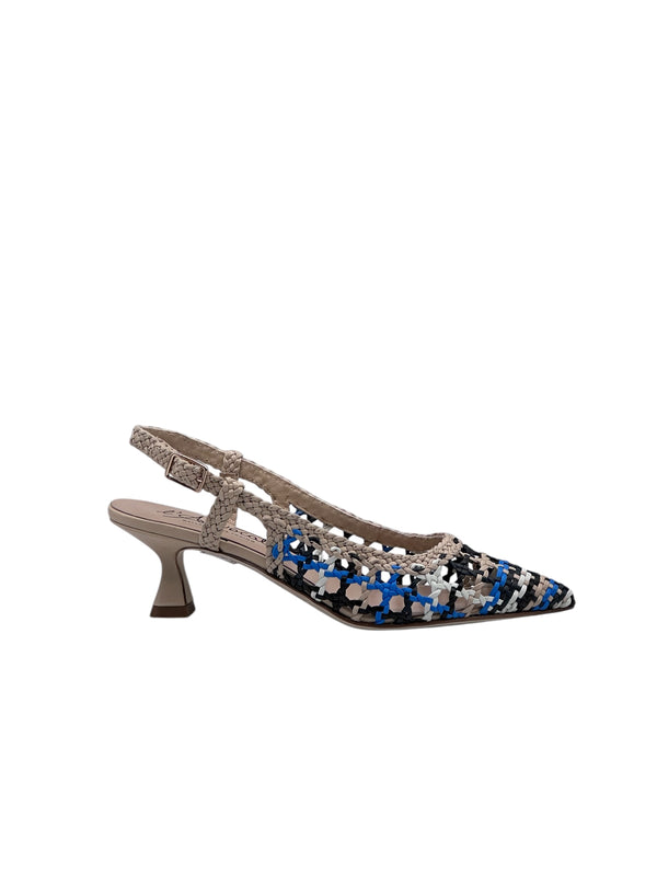 ALLEGRA 2.0 in nappa intrecciata BLU NERO CREMA- New Collection