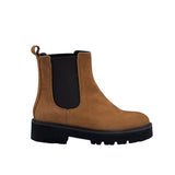 ALMA stivale tronchetto con elastico in nappa longbeach cognac e suola extralight  - BEST SELLER