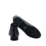 ARIA stivale tronchetto basso in nappa nera