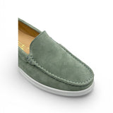 AURELIE velour verde latte-menta