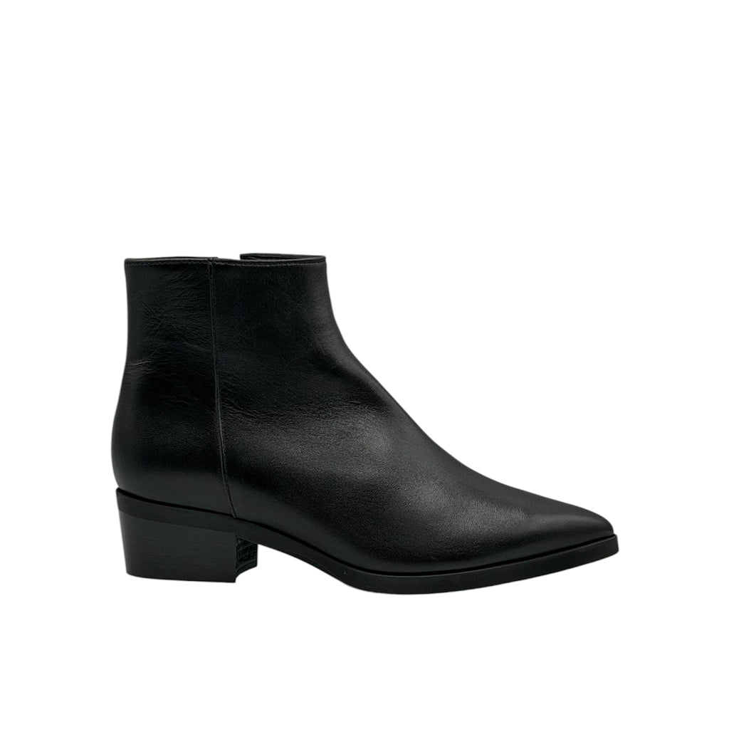 ANITA stivaletto in nappa nera con tacco - BEST SELLER NEW COLLECTION