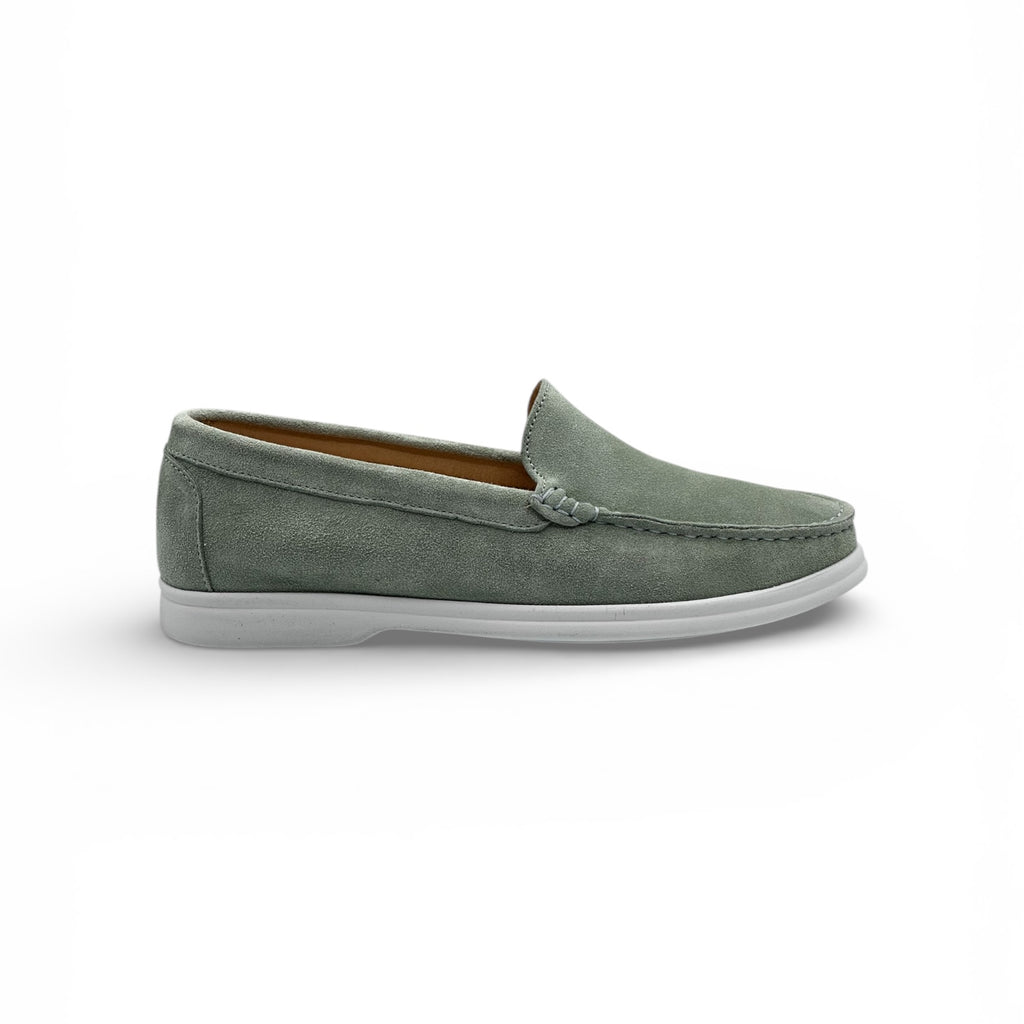 AURELIE velour verde latte-menta