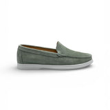 AURELIE velour verde latte-menta