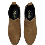 ARIA stivale tronchetto basso in camoscio brandy