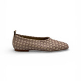 GIO' in nappa intrecciata sabbia malto- New Collection