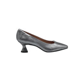 ALLEGRA scollo a cuore in nappa silver