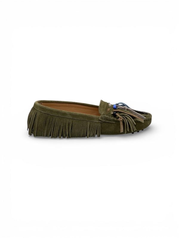 ANAIS frange velour cypress con perline