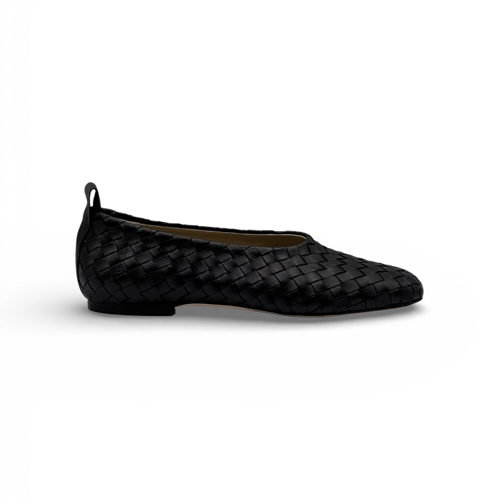 GIO' in nappa intrecciata nera - New Collection