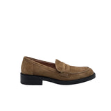 ANDREA mocassino in camoscio sigaro - New Collection