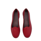 Alberta in pelle rubino