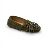ANAIS frange velour cypress con perline