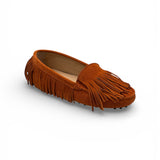 ANAIS frange velour arancio