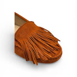 ANAIS frange velour arancio