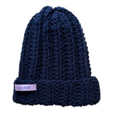 BERRETTO fluffy blu notte