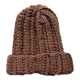 BERRETTO fluffy monocolore nocciola