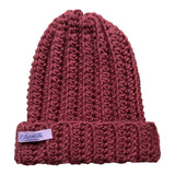 BERRETTO fluffy monocolore rosa cipolla